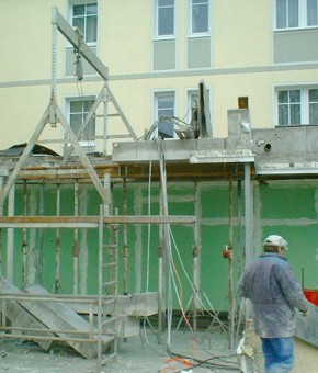 Strandhotel Ostseeblick - Rckbau eines kompletten Hotelanbaus